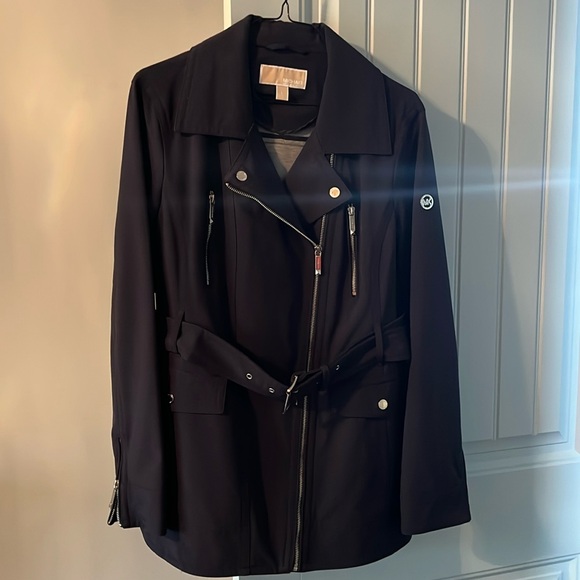 Michael Kors Navy Blue Trench - Picture 1 of 5